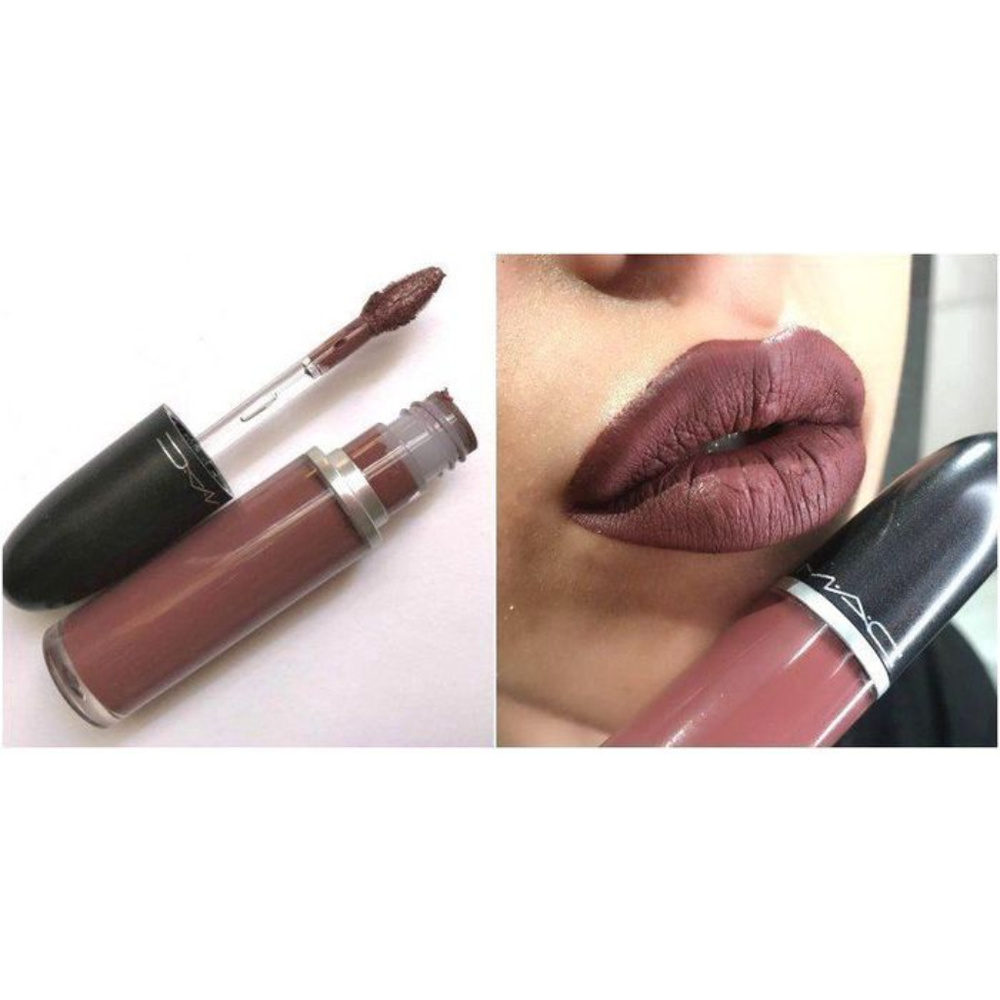 NIB MAC "TOPPED WITH BRANDY" Matte Liquid Lipcolor - Picture 2 of 6